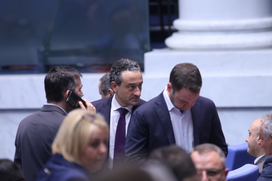 <p>Гласуването на вота на недоверие срещу кабинета "Желязков".</p>