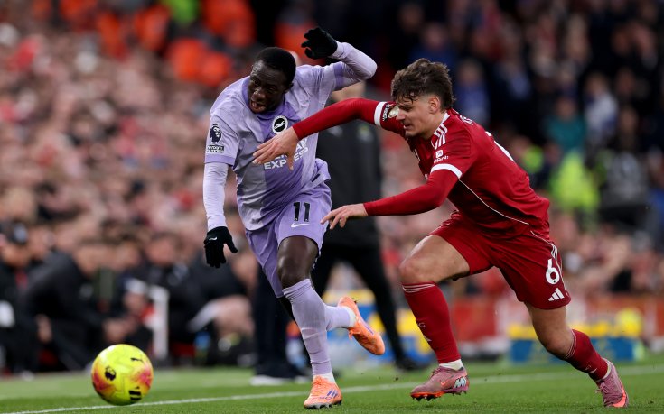 НА ЖИВО: Ливърпул 2:0 Брайтън, втори гол за Екитике