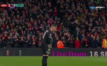 Автогол директно от корнер носи аванс за Арсенал срещу Уулвс