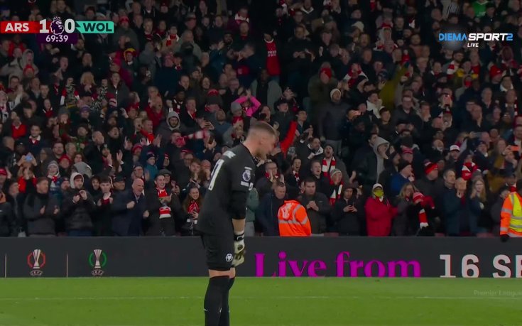 Автогол директно от корнер носи аванс за Арсенал срещу Уулвс