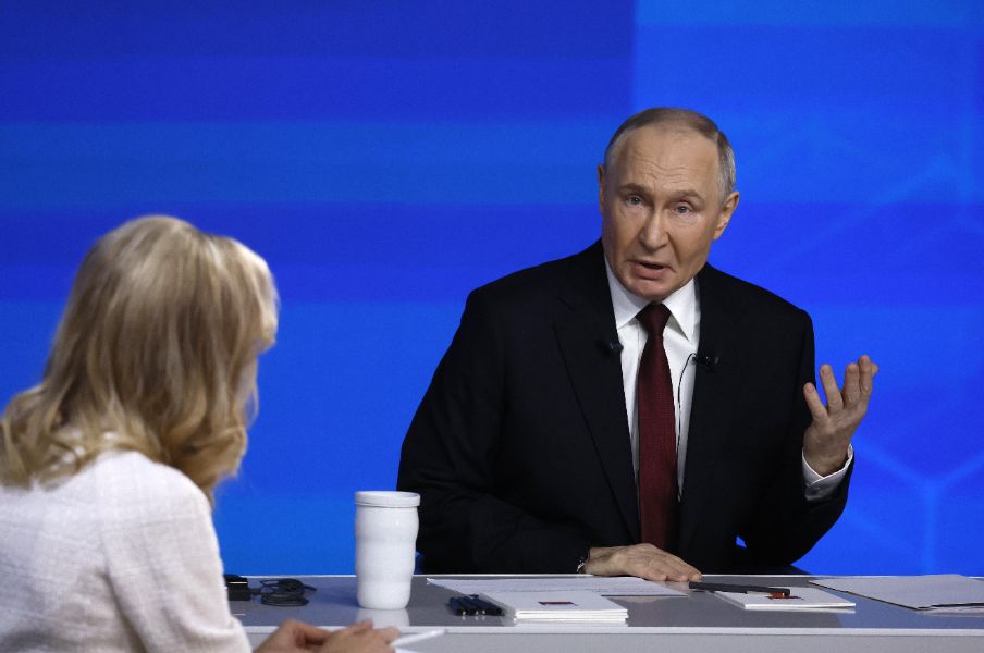 <p>Ежегодната голяма пресконференция на Путин</p>