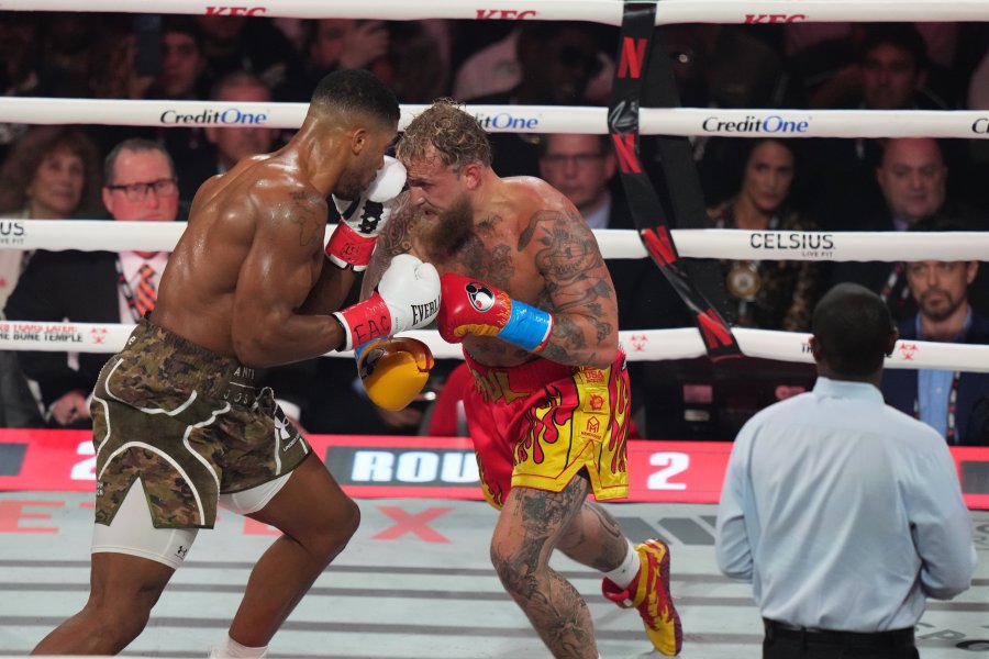 Джейк Пол срещу Антъни Джошуа в Маями1