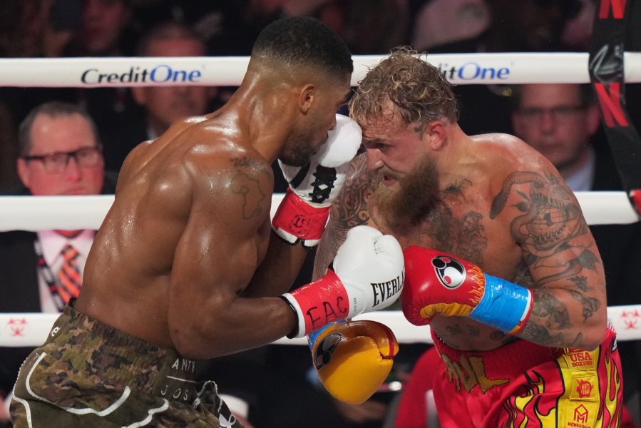 Джейк Пол срещу Антъни Джошуа в Маями1