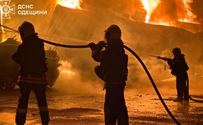 Силен взрив отекна в Одеса след ракетна атака