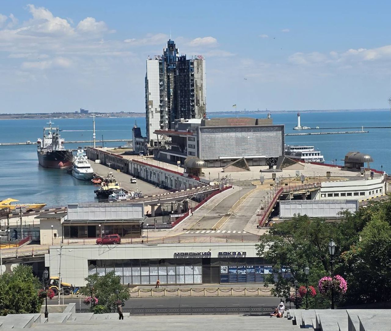 Пристанището на Одеса на 24 юли 2025 г