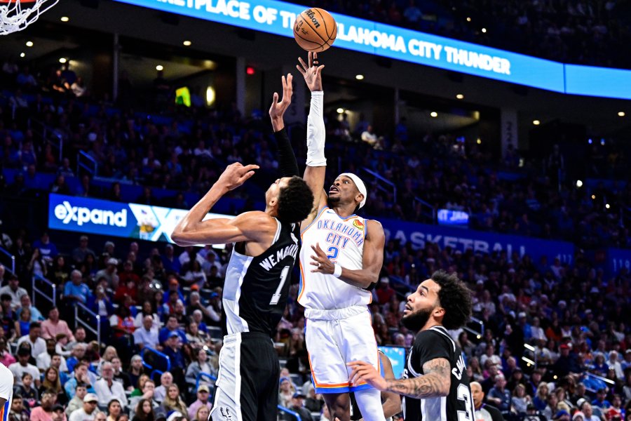 Оклахома Сити Тъндър Сан Антонио Спърс1