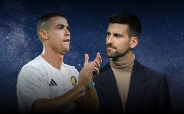 Две икони, една сцена: Роналдо награди Джокович