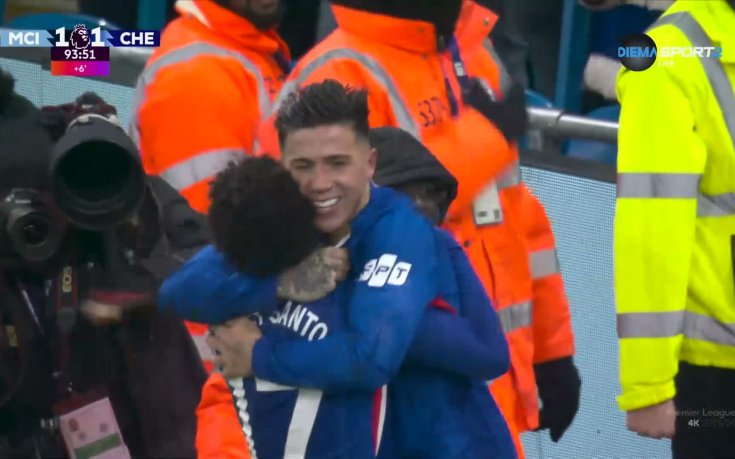 Енцо Фернандес възстанови равенството срещу Манчестър Сити