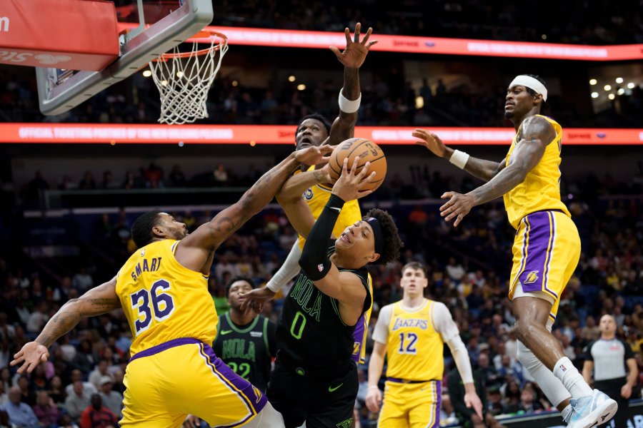 Ню Орлиънс Пеликанс Лос Анджелис Лейкърс1