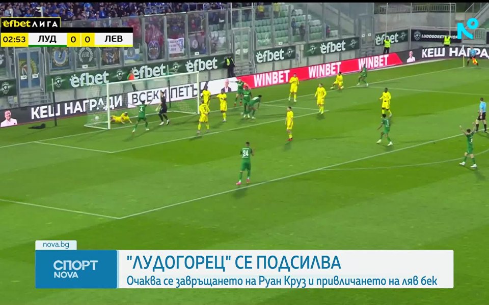 Лудогорец се подсили с Руан Крус