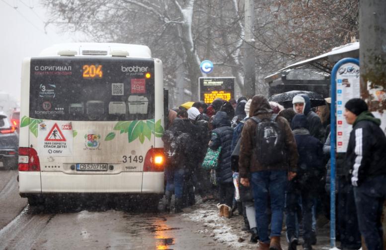 сняг София обстановка