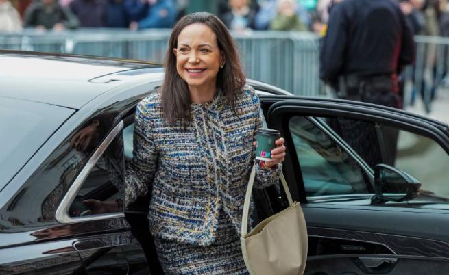 Мачадо от Венецуела пристига следващата седмица във Вашингтон