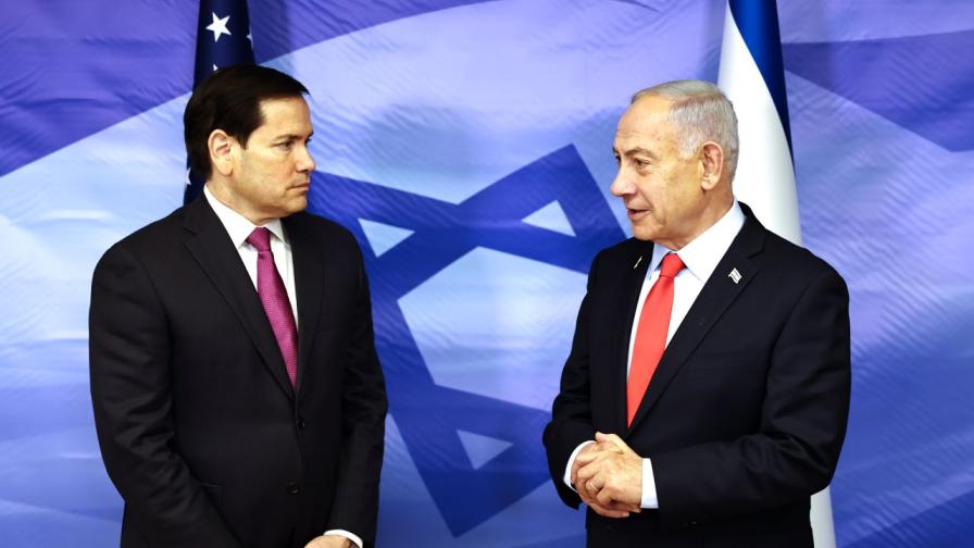 <p>Марко Рубио и Бенямин Нетаняху разговаряха по&nbsp;телефона</p>