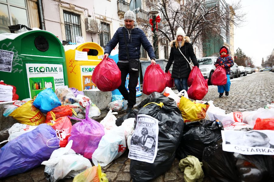 <p>Граждани протестираха на ул. "Московска".</p>