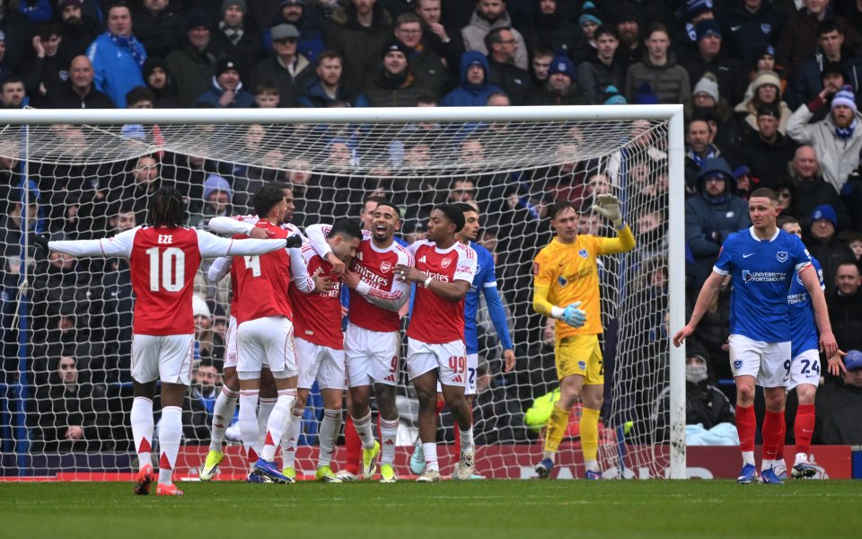 Портсмут - Арсенал 1:4 / ФА Къп, трети кръг, 11.01.2026 г.