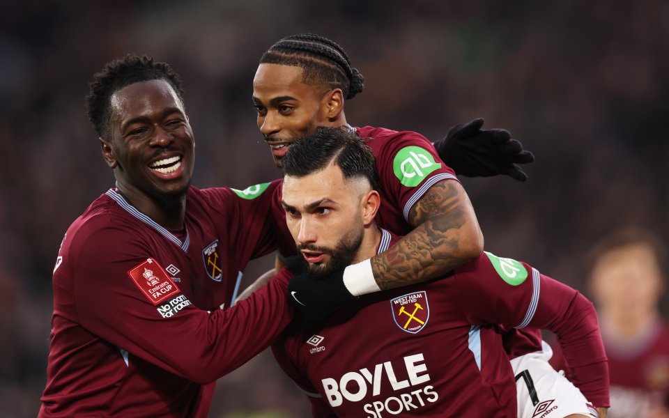 Уест Хем се измъчи с КПР за ФА Къп, но си припомни какво е победа, Кордоба и Норич громят