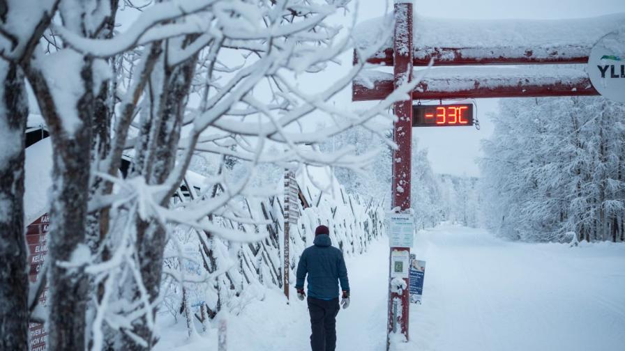 Хиляди туристи блокирани във Финландия заради студа