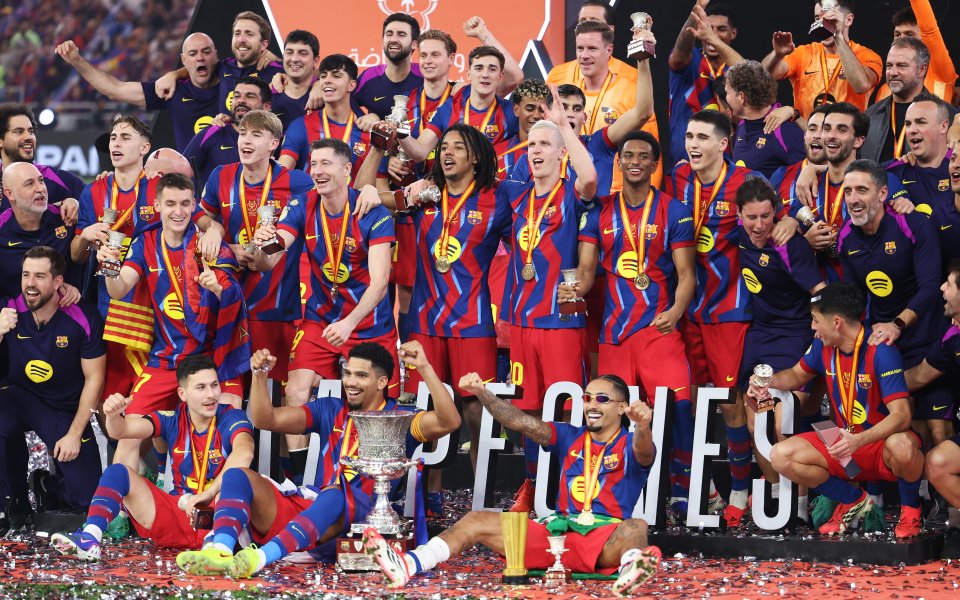 Барселона отново грабна Суперкупата на Испания след френетичен финал с Реал
