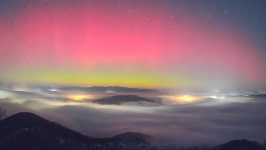 Зрелищна гледка: Полярно сияние озари Европа, включително и България (ВИДЕО)