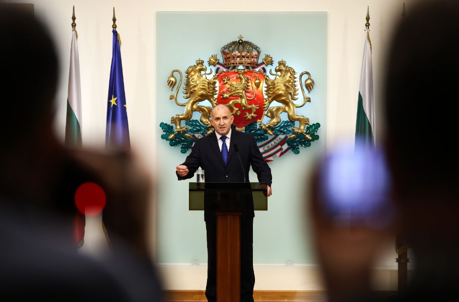 <p>Държавният глава Румен Радев с обръщение към българския народ.</p>