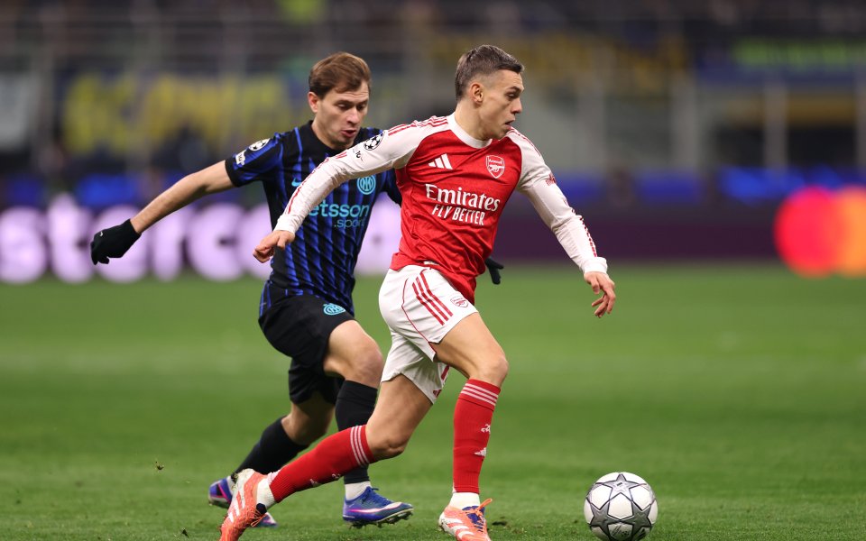 НА ЖИВО: Интер - Арсенал 1:2, втори гол на Жезус