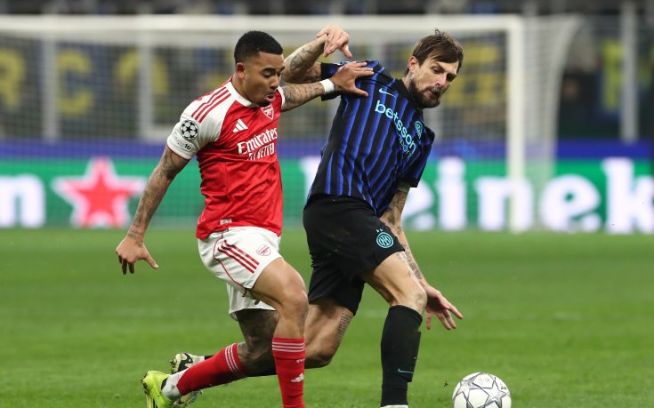 НА ЖИВО: Интер - Арсенал 1:3, втори гол на Жезус