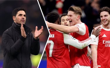 Микел Артета ликува след триумфа над Интер