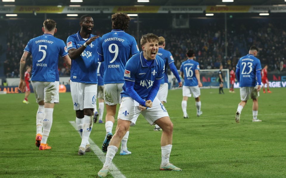 Дармщат - Нюрнберг 2:0 / Втора Бундеслига, 19-и кръг, 23.01.2026 г.