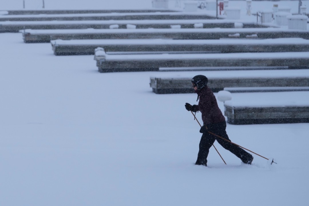 <p>Повече от 800 000 души в САЩ, включително в щата Ню Мексико в западната част на страната, останаха без електричество, а над 10 000 полета бяха отменени днес преди огромната зимна буря, която заплашва да парализира източните щати с обилни снеговалежи.</p>