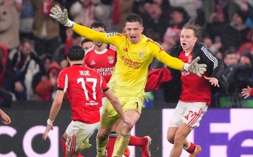 Трубин стана третият вратар с гол с глава в Шампионската лига