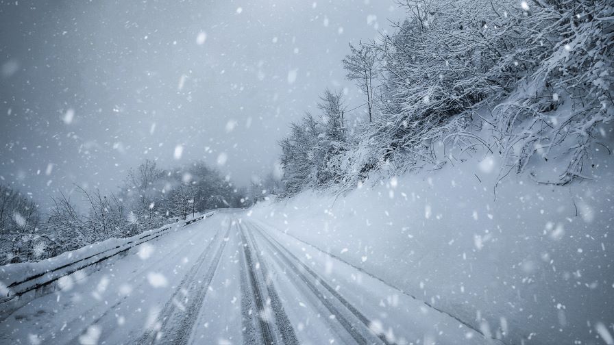 Обилен сняг и минусови температури: Зимата се завърна в Румъния