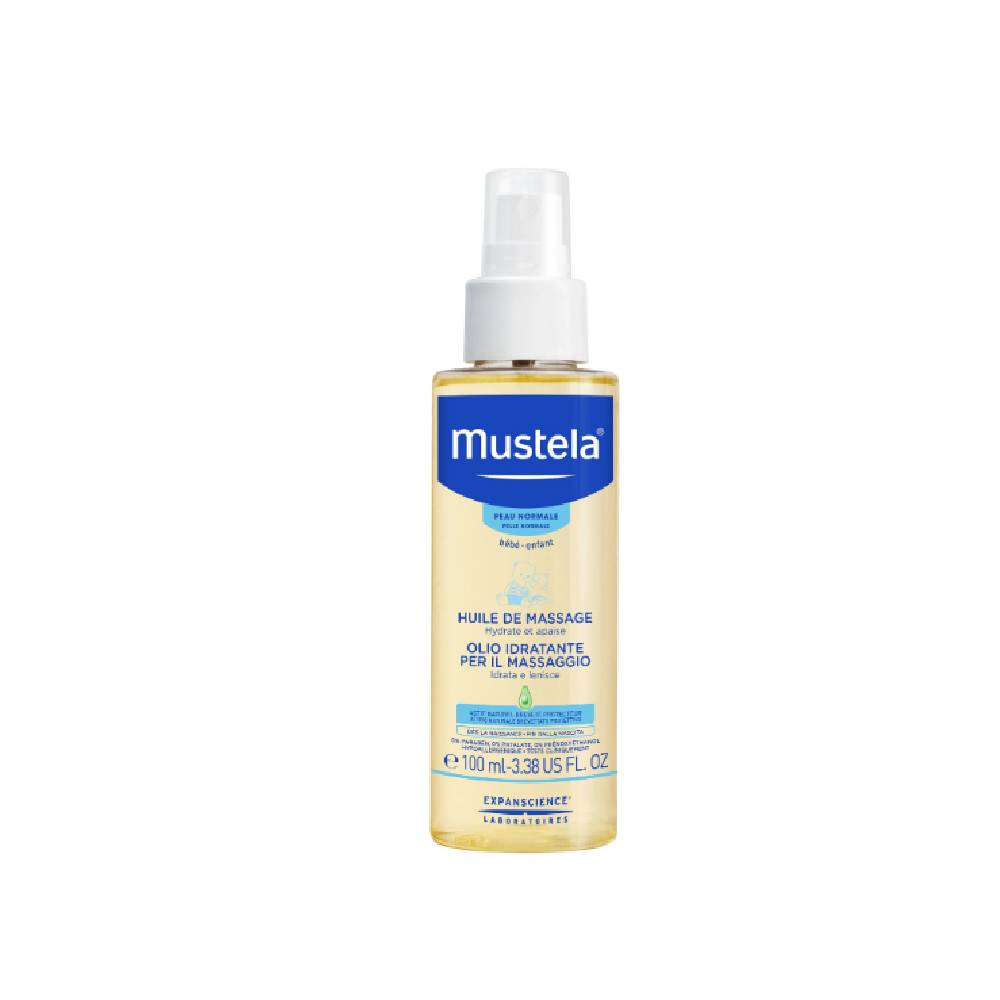 MUSTELA Бебешко олио масажно спрей, 100 мл