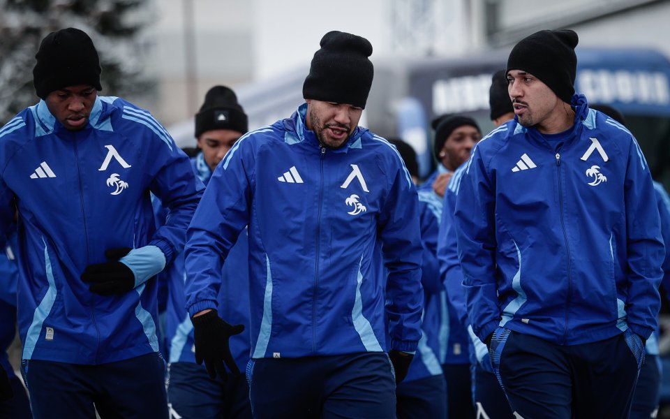 Тренировка на Левски преди BET.bg Суперкупа на България