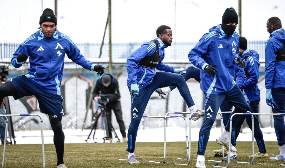 Тренировка на Левски1