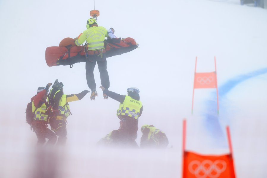 Фредрик Молер ски линейка хеликоптер1