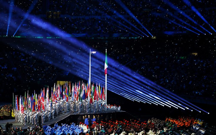 Знамената на нациите на Олимпиадата