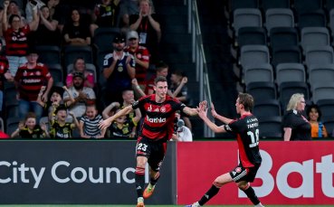 Божидар Краев с гол при равенство на Уестърн Сидни Уондърърс