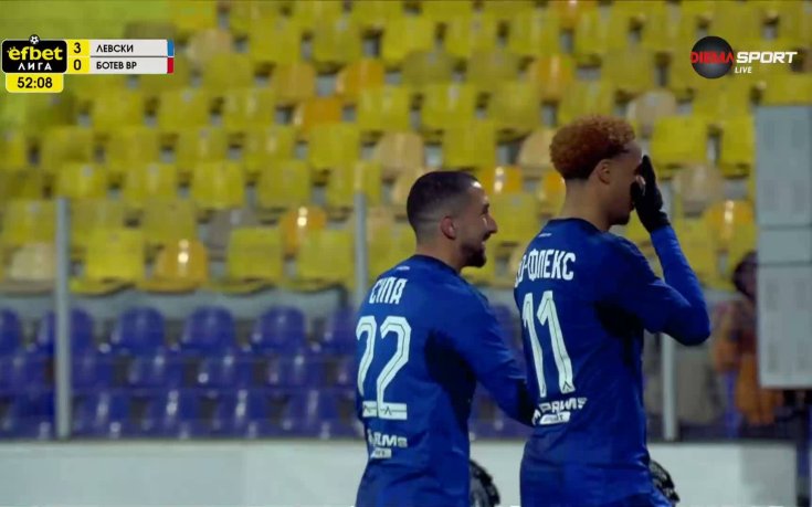 Око-Флекс отбеляза дебютния си гол за Левски