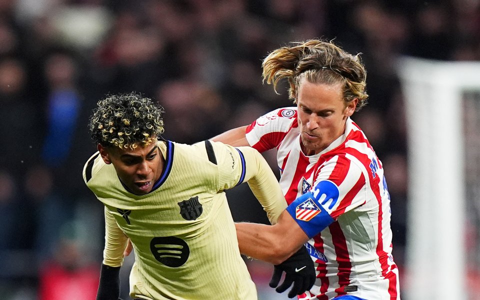 НА ЖИВО: Барселона - Атлетико Мадрид, съставите