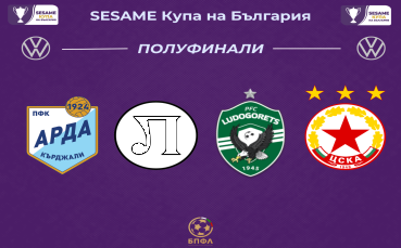 Обявиха кога ще е жребият за Sesame Купа на България