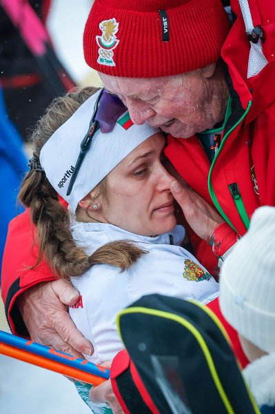 Биатлон спринт 7 5 км при жените на Зимните олимпийски1