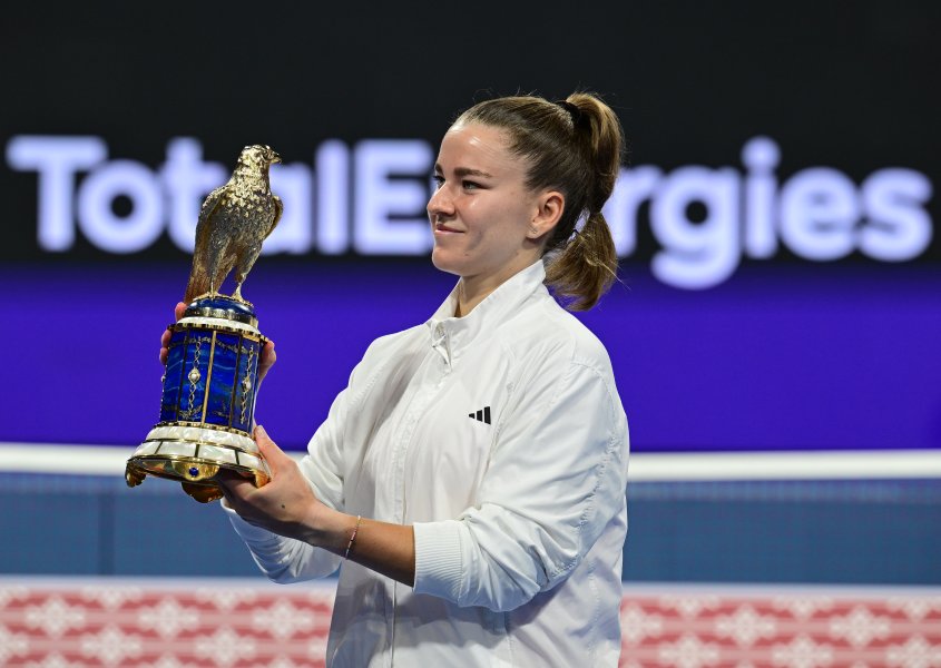 Каролина Мухова победи Виктория Мбоко и вдигна титлата в Доха1