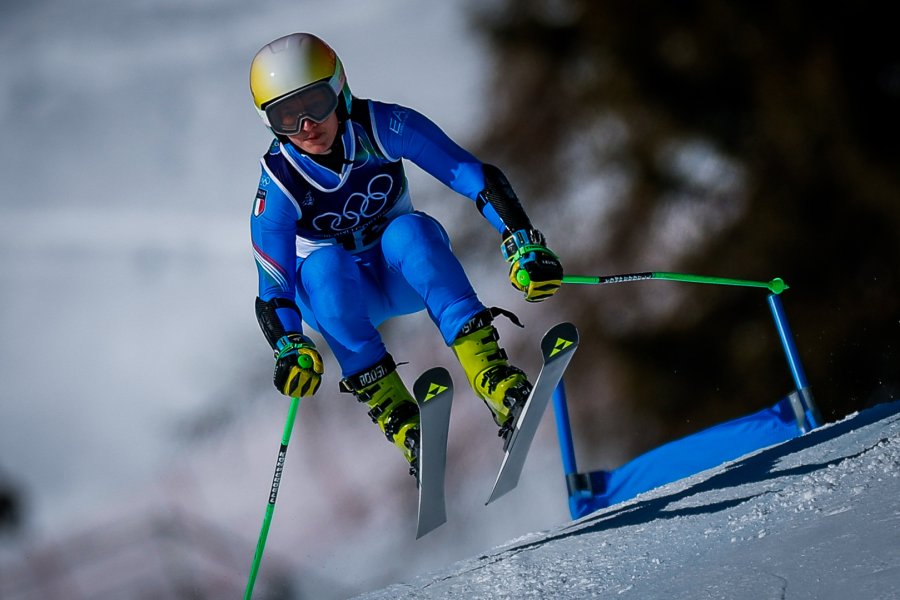 Гигантски слалом за жени с участието на Анина Цурбриген в1