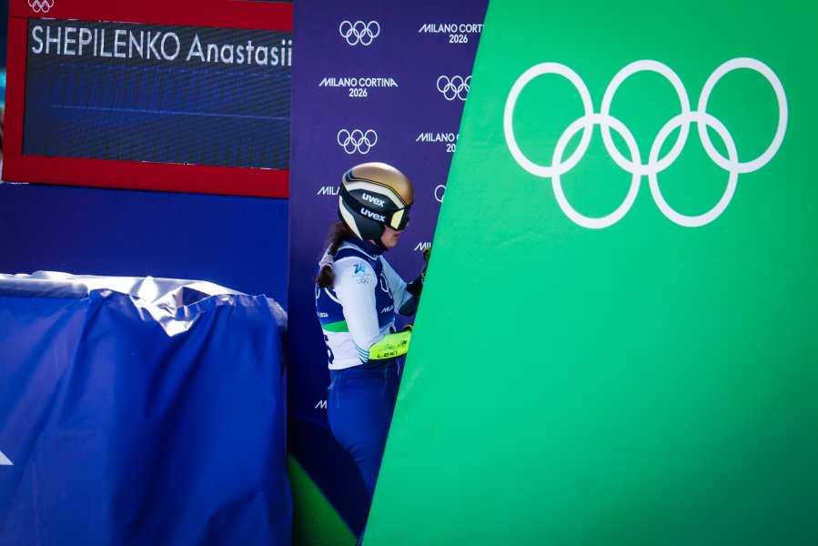 Гигантски слалом за жени с участието на Анина Цурбриген в1