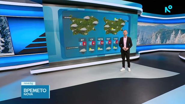 Прогноза за времето | Обедна емисия | 16 февруари 2026