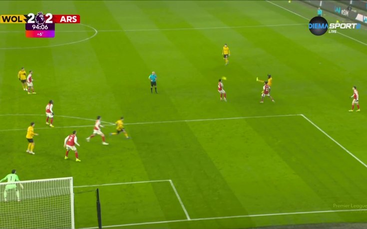 Уулвс изравни с автогол на Калафиори в добавеното време