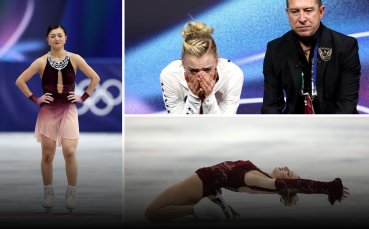 Трогателен жест на леда: американка защити плачеща съперничка