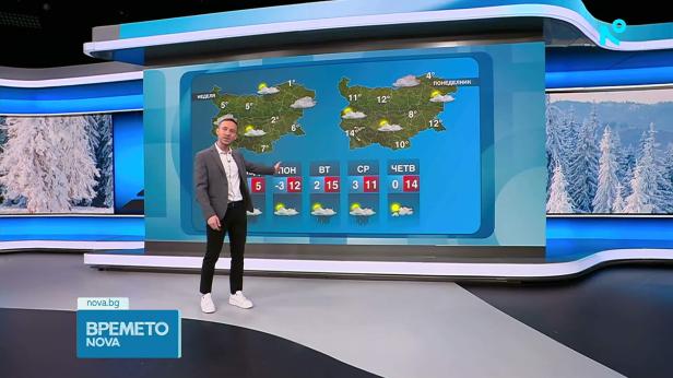 Прогноза за времето | Обедна емисия | 21 февруари 2026