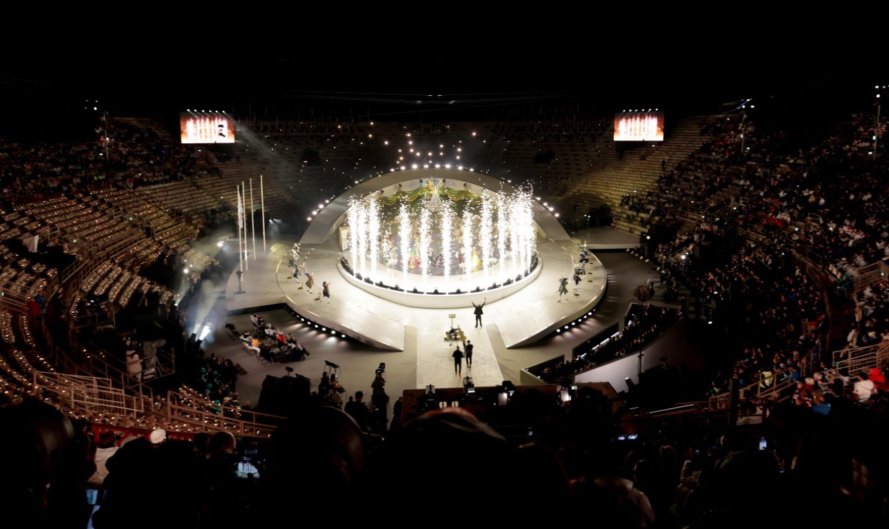 <p>Закриване на Зимните олимпийски игри в Италия.</p>