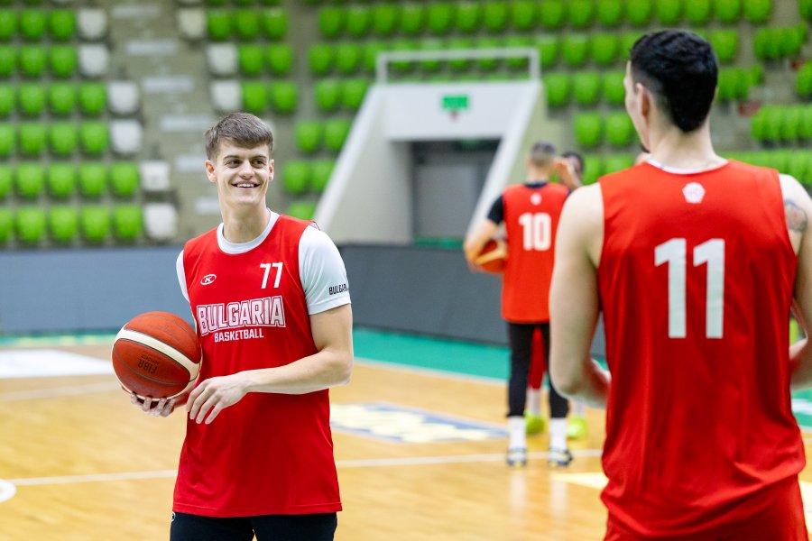 Открита тренировка на националния отбор на България по баскетбол в1